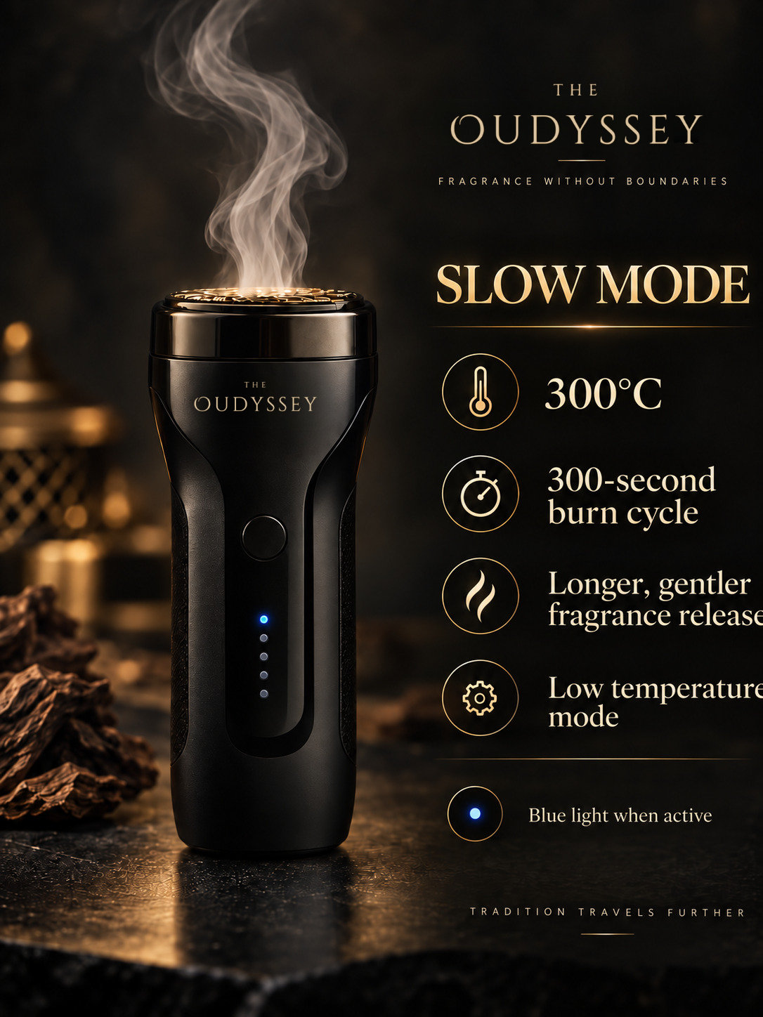 The Oudyssey Gift Set β π₯ NEW Dual-Mode Burner + 5 Premium Bakhoor Samples