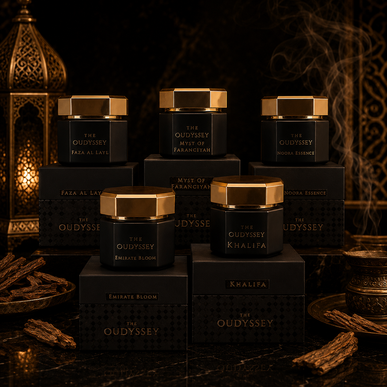 The Oudyssey Bakhoor Collection